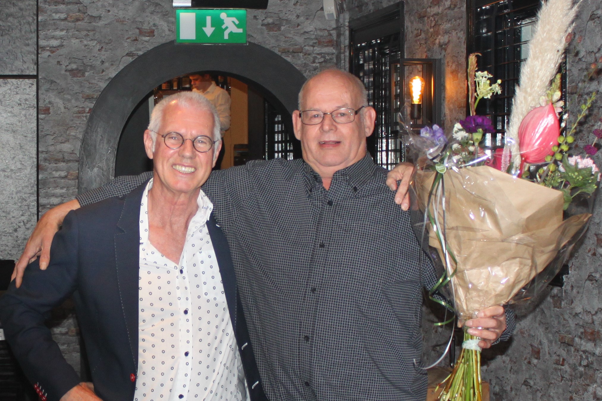 Jan Vermeulen samen met Ad van Marrewijk